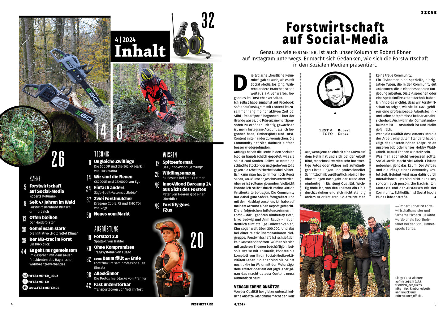 FESTMETER Jahresabo | Das Magazin für echte Holzmacher